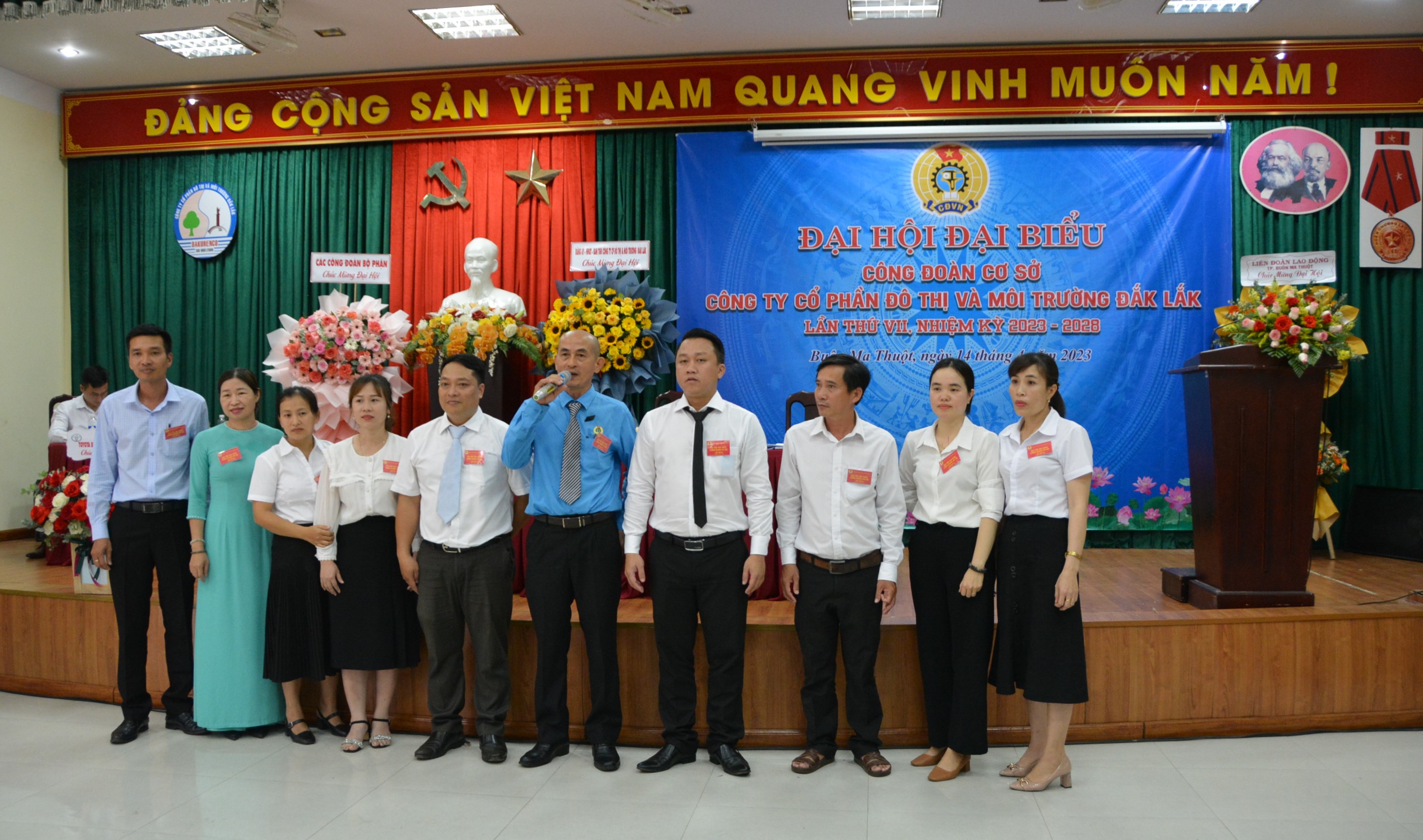Công ty Cổ phần Đô thị và Môi trường Đắk Lắk: Đại hội Công đoàn cơ sở lần thứ VII, nhiệm kỳ 2023 – 2028 